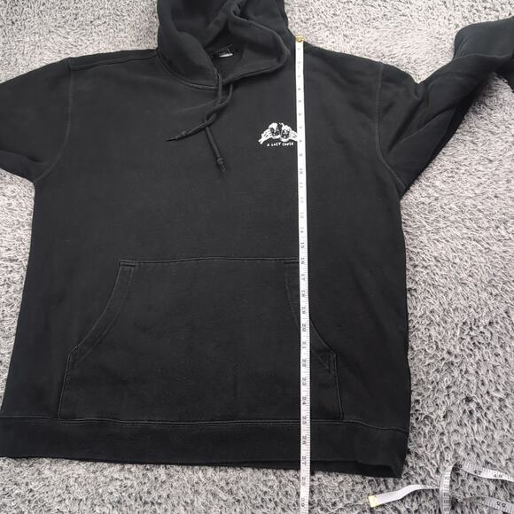 ALC A Lost Cause Hoodie Adult Extra Large Black Skeleton Hand Skater Streetwear - Picture 4 of 6